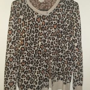 Universal Thread Leopard cardigan